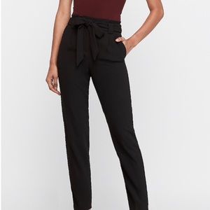 Express high waist, tie waist trouser